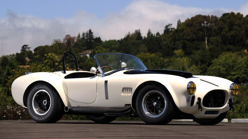 White classic sports car
