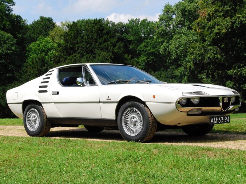 white classic sports car