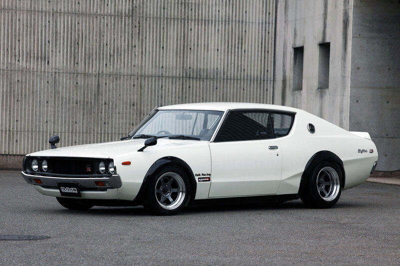 white classic sports car