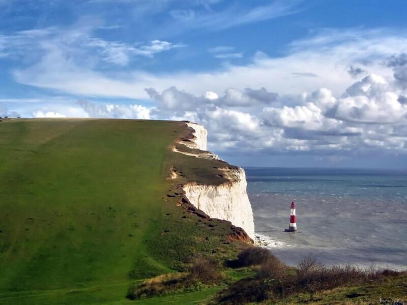 White Cliffs and Lighthouse — Green