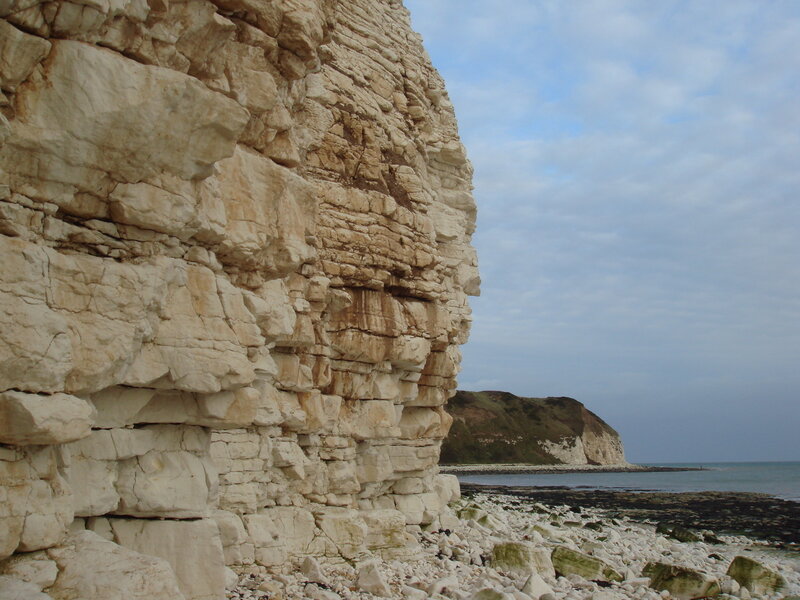 White cliffs by the sea