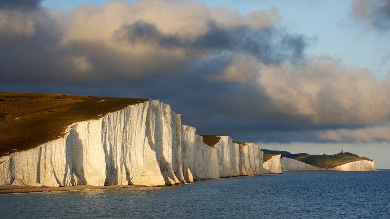White Cliffs of Dover — Dramatic, Sunset