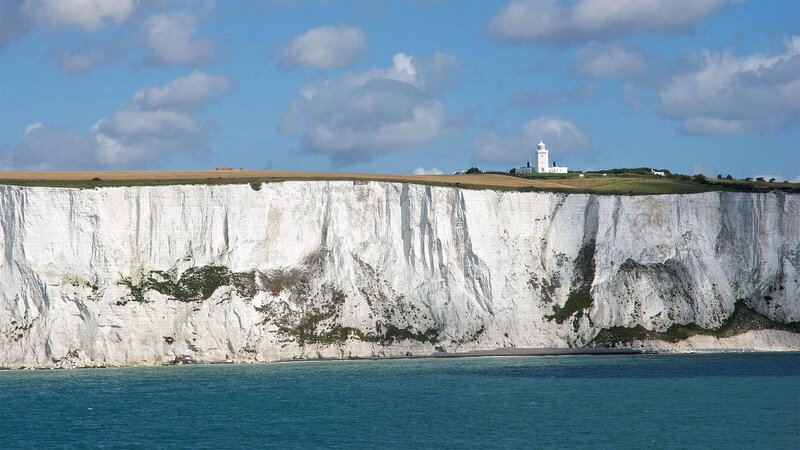 White Cliffs with Lighthouse
