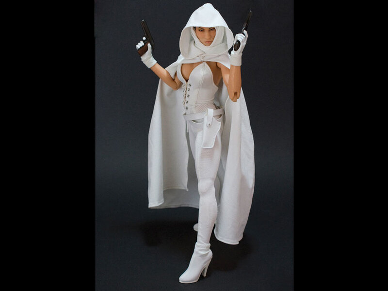 White-cloaked Action Figure