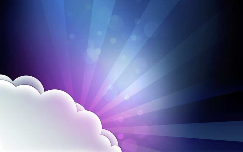 White Cloud in Sky