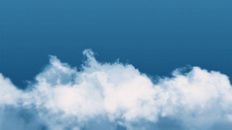 white clouds against blue sky