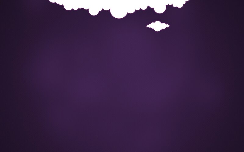 White Clouds on Purple — Calm