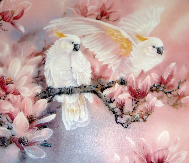White Cockatoos on Branch