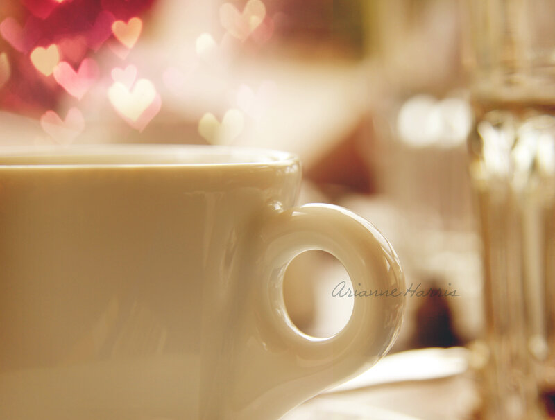 White Coffee Cup — Beige