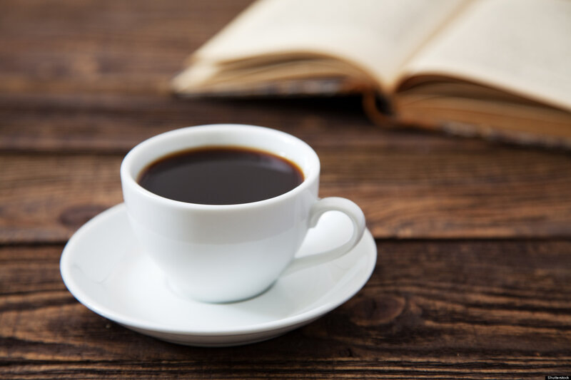 White Coffee Cup — Brown, Calm