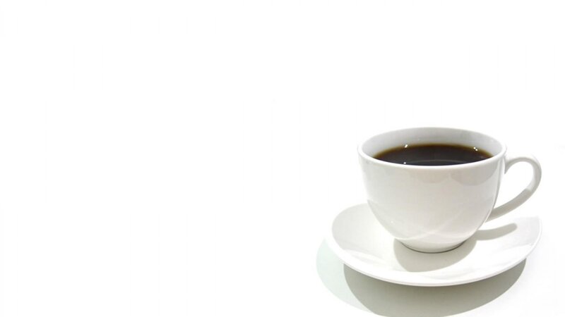 White Coffee Cup — Minimalist