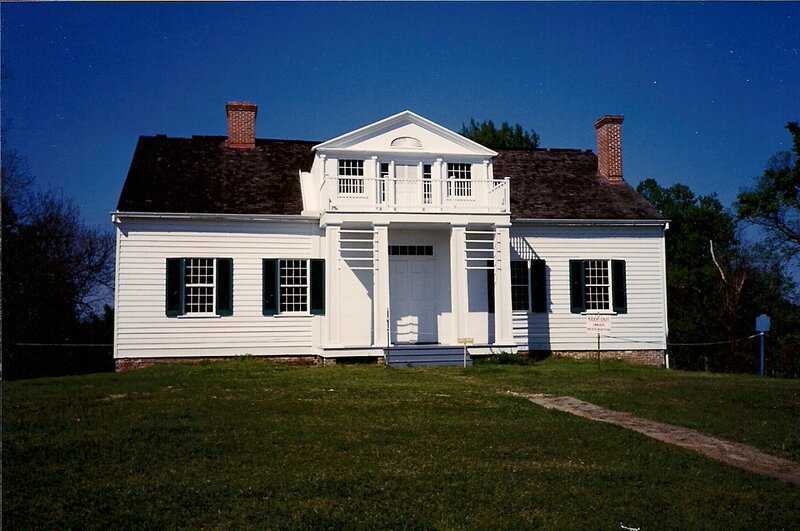 White Colonial House — Serene