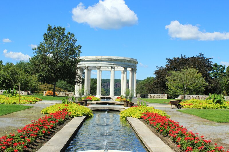 White Colonnade Garden