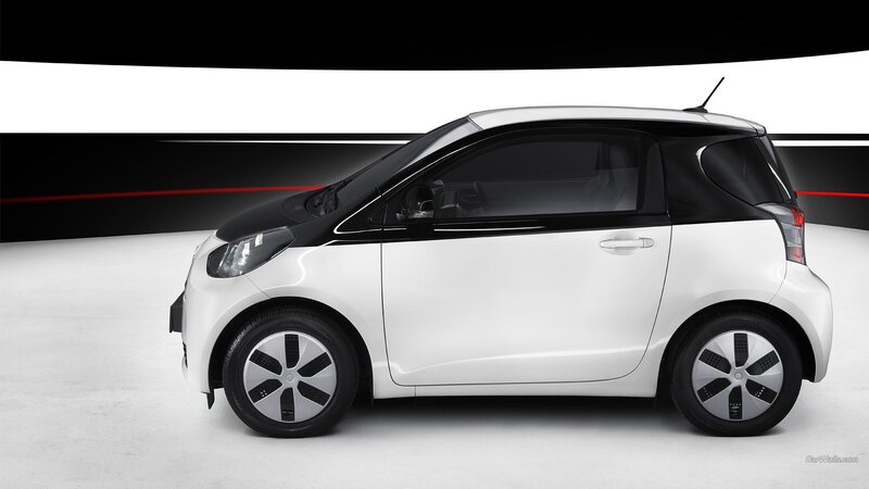 White Compact Car — Neutral, Photograph