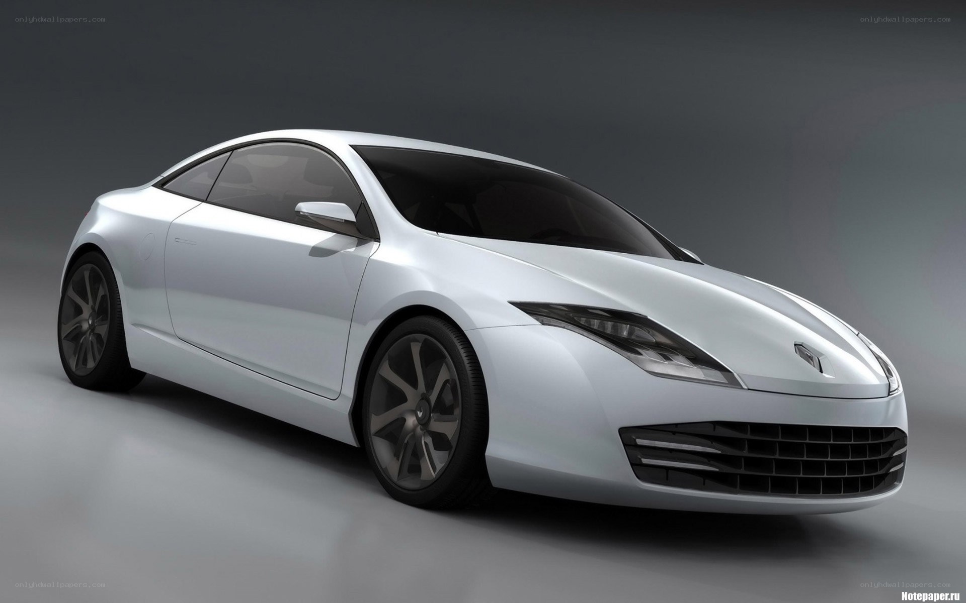 white concept car