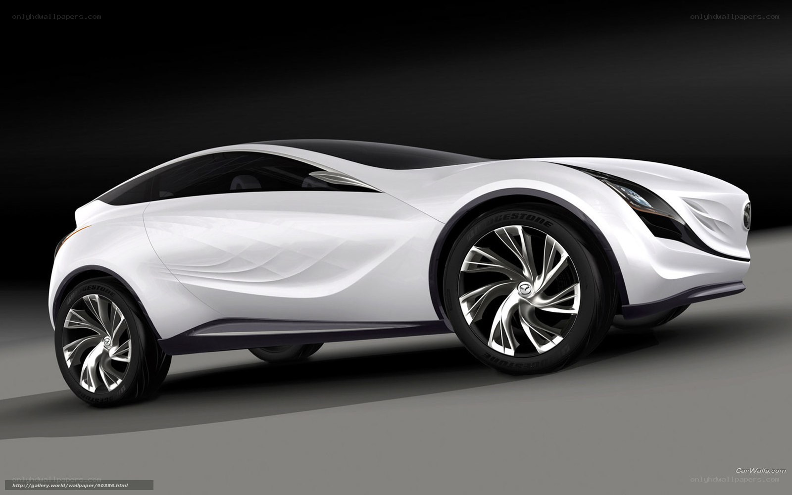 white concept car