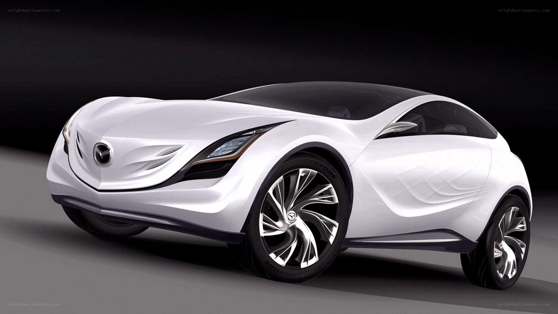 white concept car