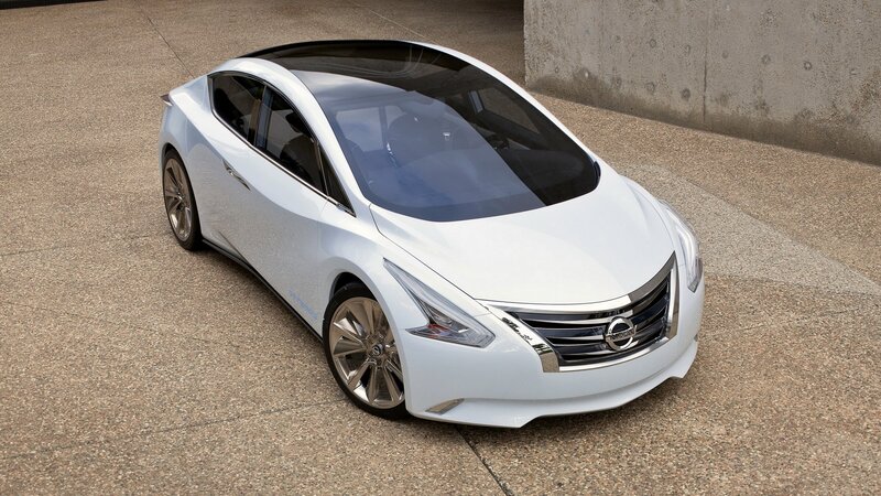 white concept car