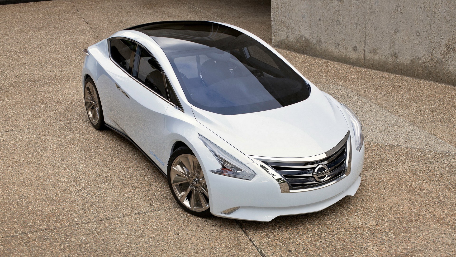 white concept car