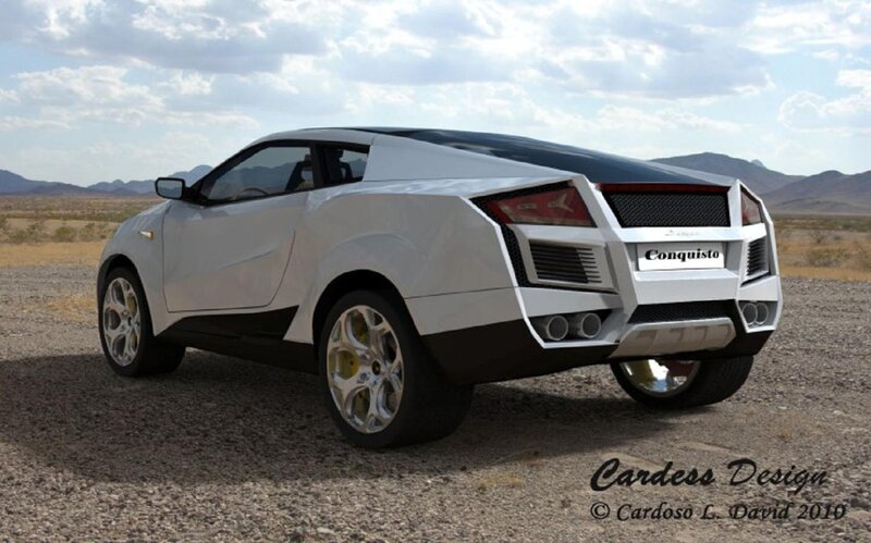 White Concept Car — Arid