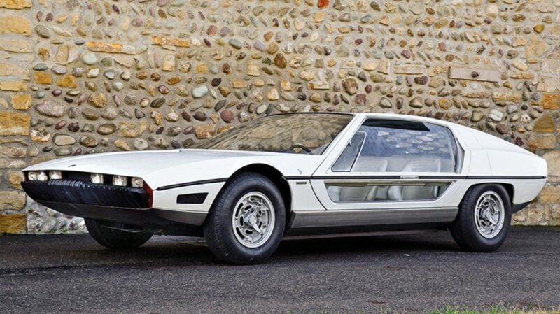 White Concept Car — Calm, Afternoon, Photograph
