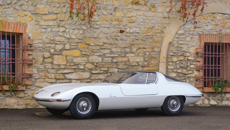 White Concept Car — Calm, Autumn, Photograph