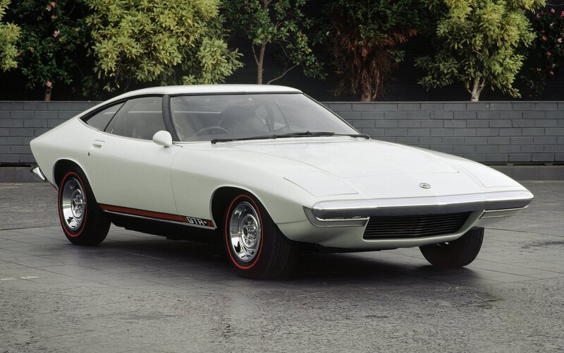 White Concept Car — Calm, Photograph