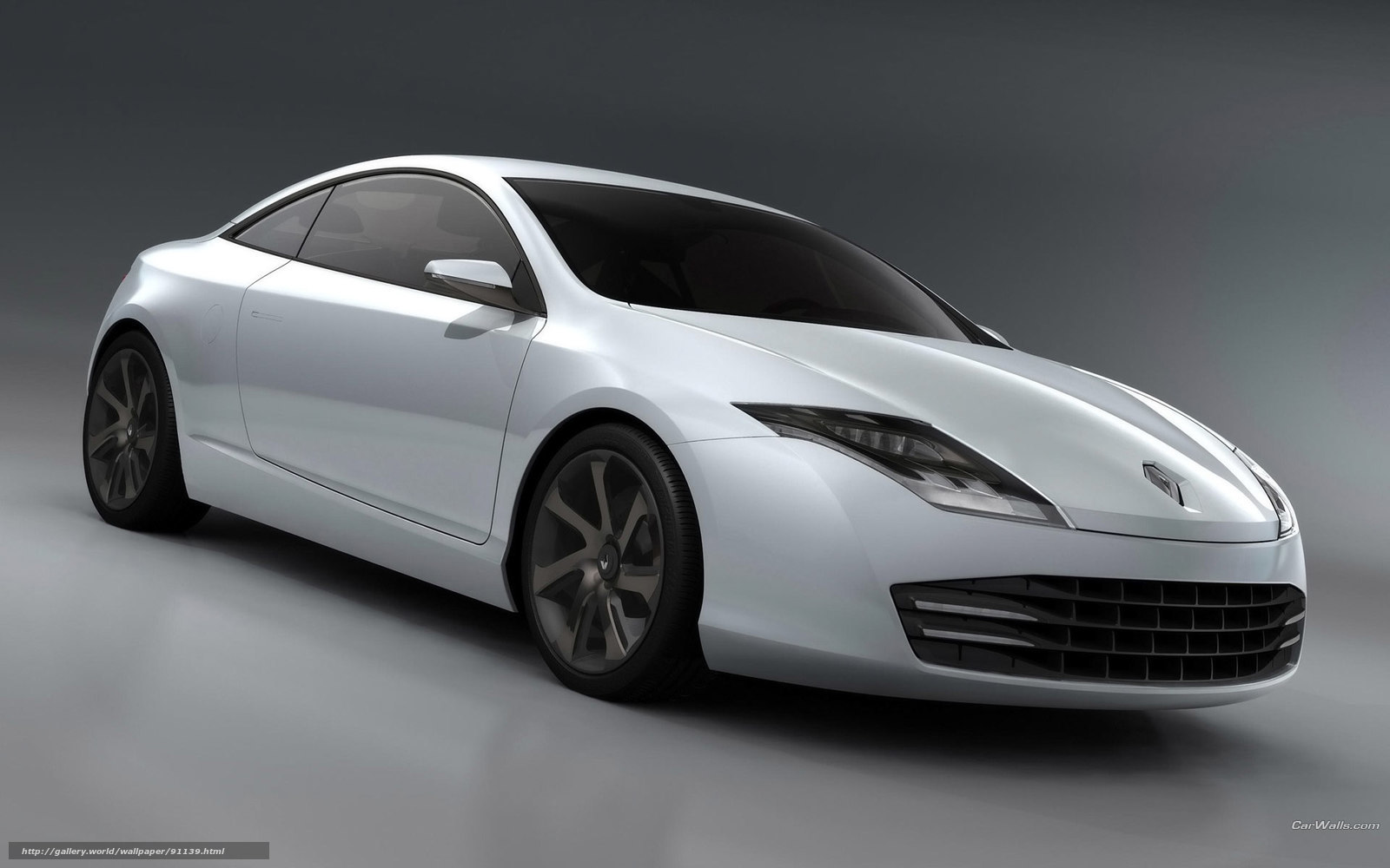 White concept car design