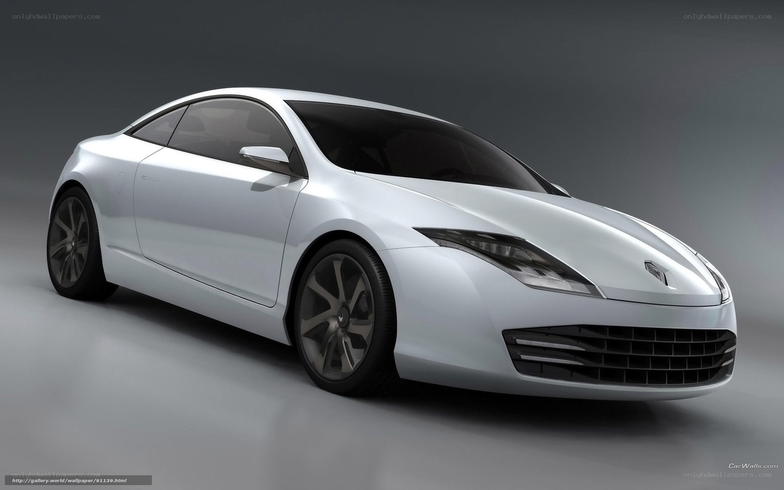 White concept car design