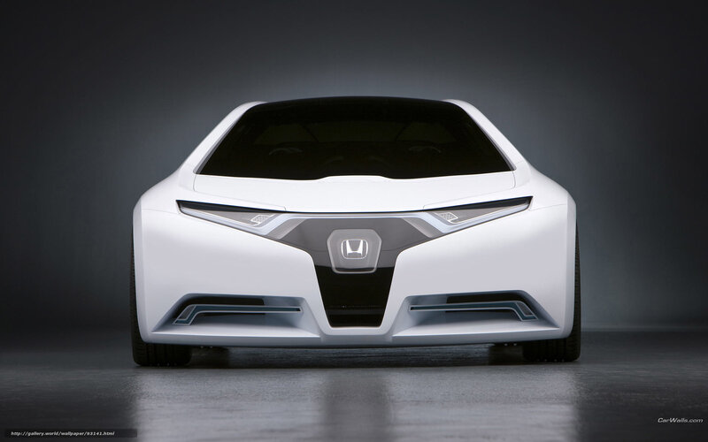 White Concept Car — Dramatic, 3d Render, Logo