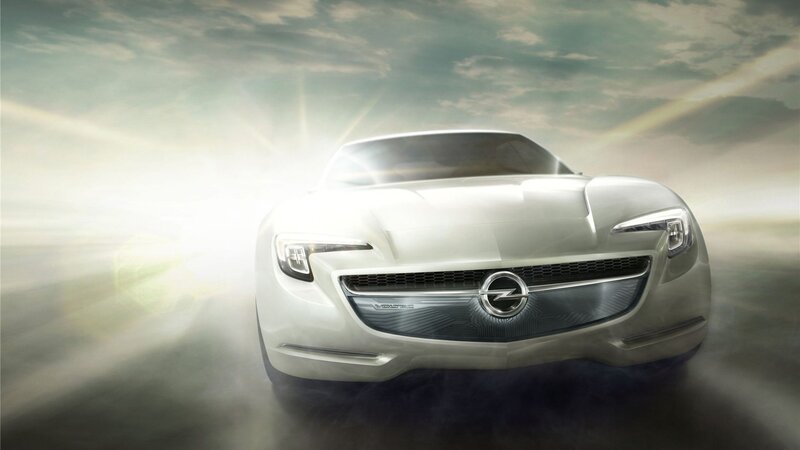 White Concept Car — Dramatic, 3d Render, Sky
