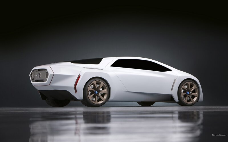 White Concept Car — Dramatic, 3d Render, Wheel, Reflection, Black