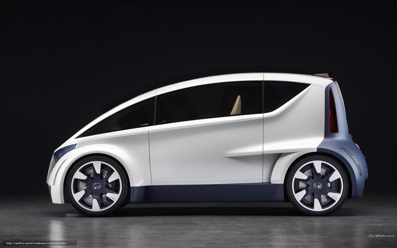 White Concept Car — Dramatic, 3d Render, Wheel, Window