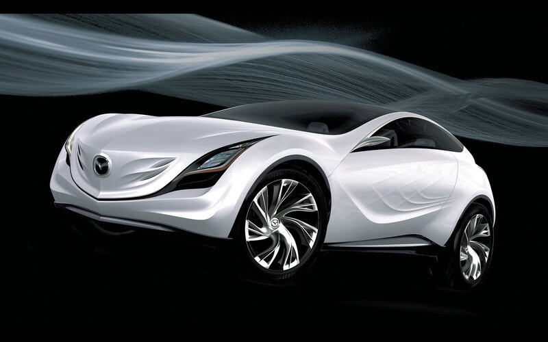 White Concept Car — Dramatic, 3d Render, Wheels, Wind