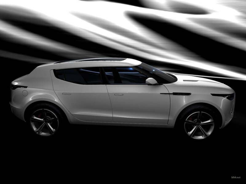 White Concept Car — Dramatic, Digital Art, Wheels, Windows