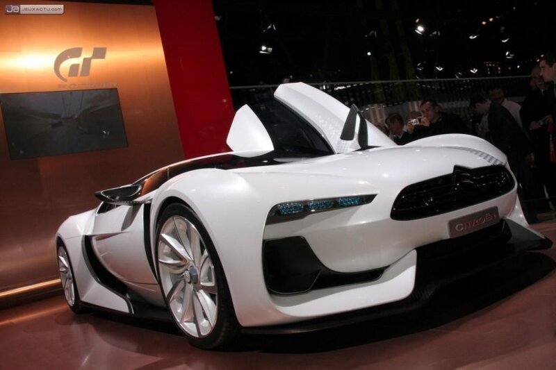 White Concept Car — Dramatic, Night, Photograph, People, Screen