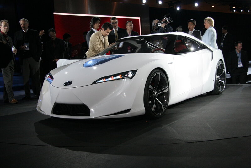 White Concept Car — Dramatic, Night, Photograph