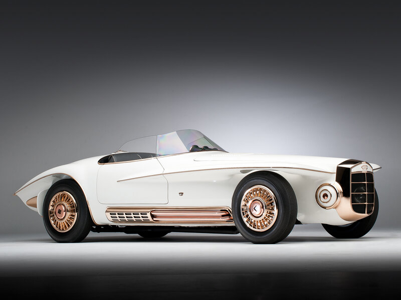 White Concept Car — Dramatic, Photograph, Wheels