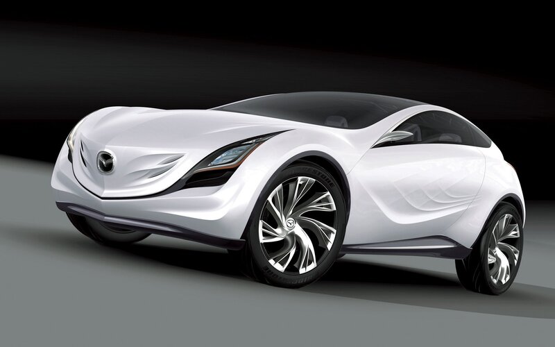 White Concept Car — Dramatic, Wheel