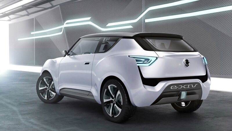 White concept car e-XIV