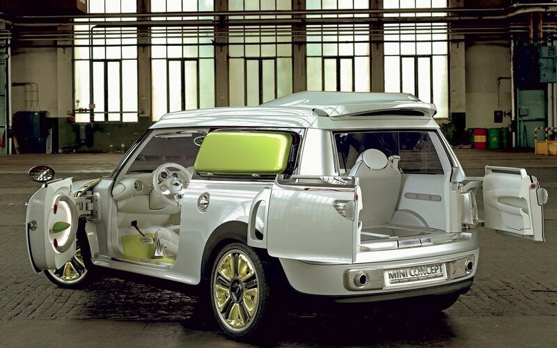 White Concept Car — Industrial