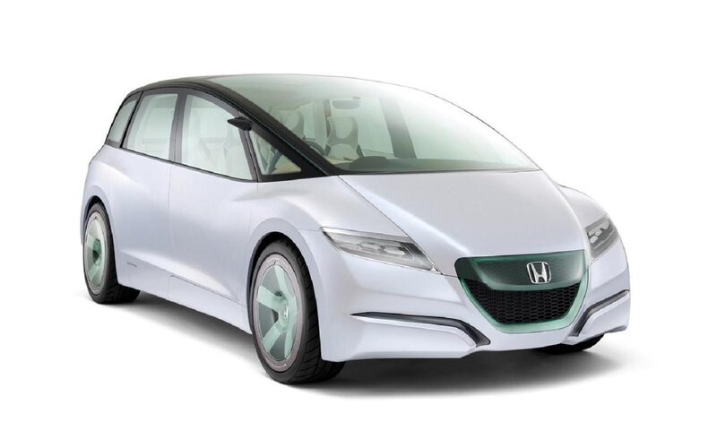 White Concept Car — Modern, 3d Render, Front Grille