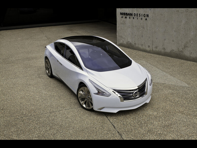 White Concept Car — Modern, 3d Render