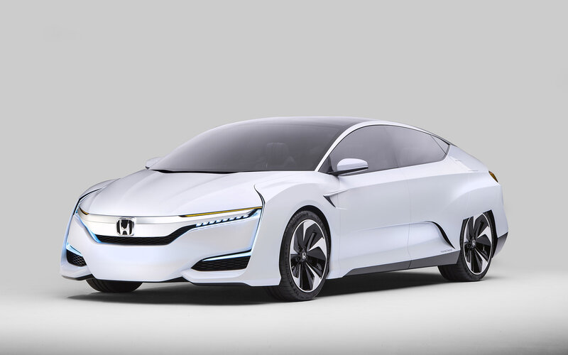 White Concept Car — Modern, 3d Render, Wheels, Headlights