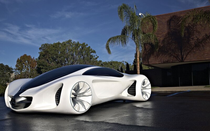 White Concept Car — Modern