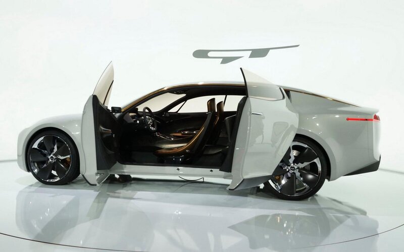 White Concept Car — Neutral, Photograph, Car Door, Wheel