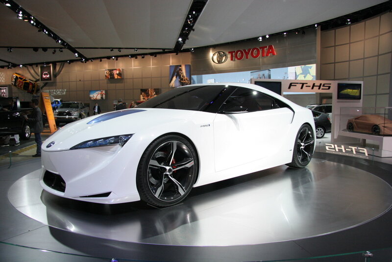 White Concept Car — Neutral, Photograph, Car Show