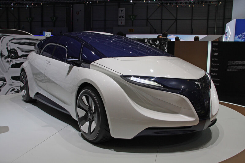White Concept Car — Neutral, Photograph