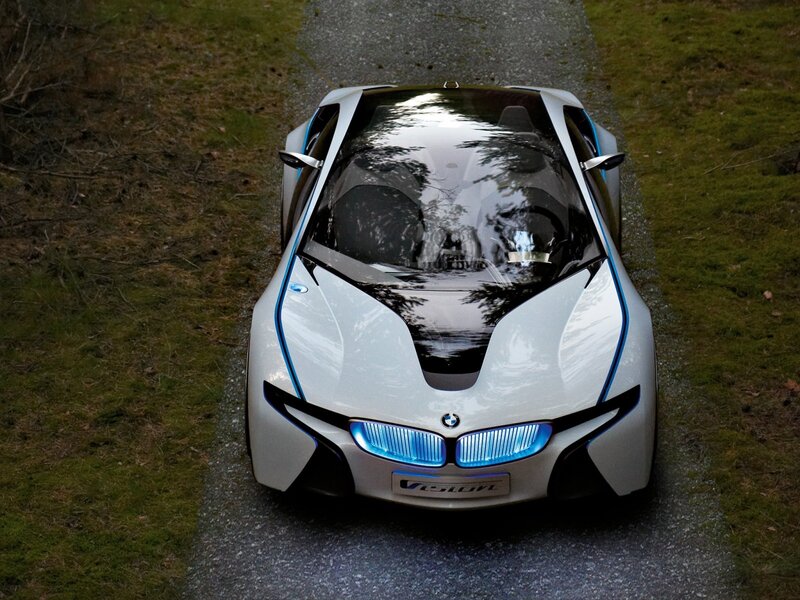 White Concept Car — Serene, Photograph