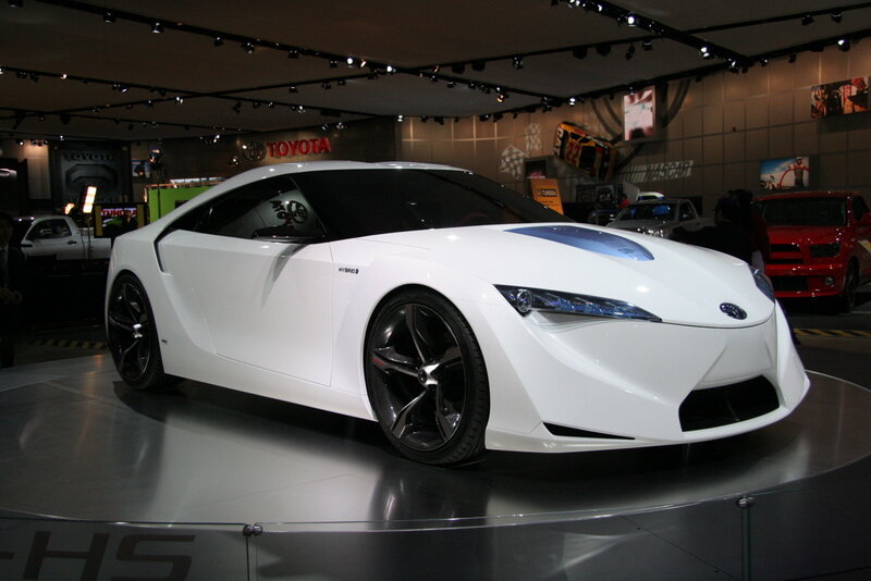 White Concept Car — Showroom